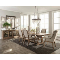 Coaster Furniture 110292 Brockway Cove Tufted Side Chairs Cream and Barley Brown (Set of 2)